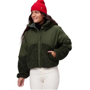 FP Movement by Free People Olive Teddy Jacket